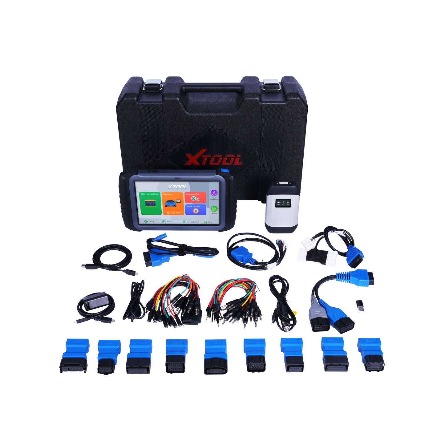 XTOOL E2 S EV Smart Diagnostic System, 10.1″ Android 10 Tablet, OEM-Level Electric & Gasoline Vehicle Coverage, 50+ Special Functions, Wi-Fi/USB VCI, BMS & Battery Pack Testing